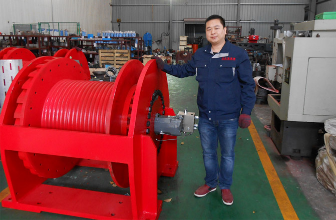上海毅源傳動設備有限公司廠房,行星減速機,液壓絞車